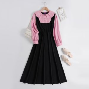 LALEESA Gaun Dahlia Retro Parisienne Muslimah Dress