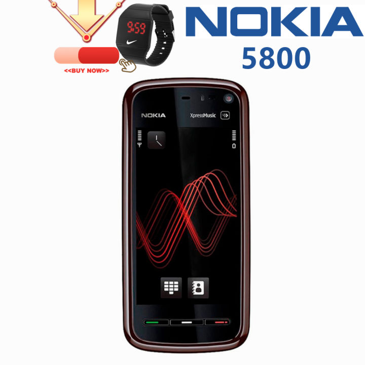 %5BGOODSHOP%5D(Free%20Waterproof%20Sport%20Watch)Cellphone%20Sale%20Original%20For%20Nokia%205800%20XpressMusic%20Straight%203.2inch%20Full%20Touch%20Screen%203G%20Wifi%20Unlocked%20Camera%20Mobile%20Phone%20with%20Built-in%20Stylus%20-%20Image%202