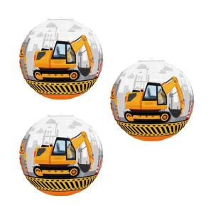 3 miếng xây dựng theo chủ đề giấy đèn đồ trang trí treo lên cho chủ đề tiệc sinh nhật centerpieces và trang trí sự kiện