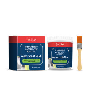 Jue Fish Transparent Waterproof Glue (100g) Bathroom Tile Wall Leak Repair Material Household Transparent Glue