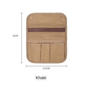 EBOO Shanqu Outdoor Camping Kermit Chair Peripheral Folding Chair Side Pocket Storage Bag Portable Storage Bag Outdoor travel camping kitchen utensils key flashlight nylon waterproof