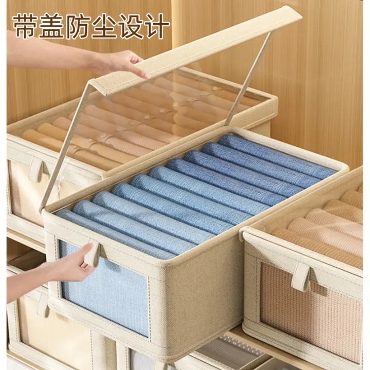 %5BSG%20STOCKS%5D%20Non-Woven%20Drawer%20Organizer%20/%20Compartments%20with%20Transparent%20Velcro%20Lid,%20Clothes%20&%20Underwear%20Organizer%20-%20Image%204