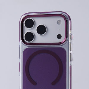 Luxury Alloy Lens Frame Original Double Color for Magsafe Case For iPhone 17Pro 16Pro 18Pro 17Pro Max c Shockproof Cover
