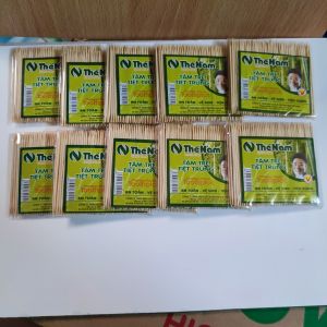 10 tép tăm xỉa răng đầu nhọn Thế Nam