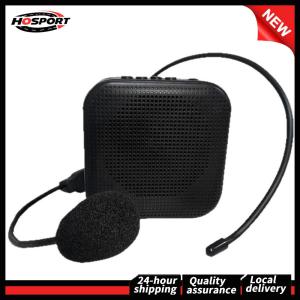 【Free Shipping】 Portable Voice Amplifier with Wireless Microphone Headset Rechargeable Bluetooth-compatible Speaker for Teacher Classroom Presentation Tour Guides Etc