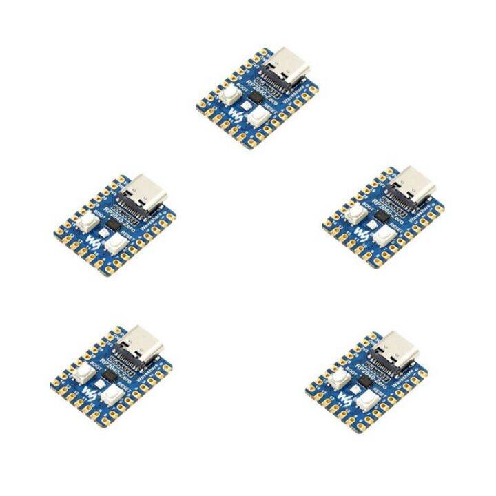 Waveshare 5 Pcs RP2040-Zero RP2040 For Raspberry Pi Microcontroller ...