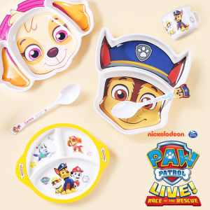 จานข้าวเด็ก PAW PATROL จานหลุมเมลามีน จานรับประทานอาหารเด็ก จามชามานอาหารเด็ก จานหลุม ถาดหลุม จานฟางข้าว การ์ตูนดิสนีย์