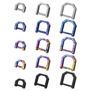 Small Carabiner Keyring With Detachable Screwdriver Light weight Outdoor Gears For Hiking Camping Essential