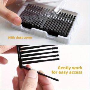 24Pcs Disposable Silicone EarWax Remover Sticky Ear Pick for Kids Olders Adult  Ear Cleaner Reusable Adhesive Earpick