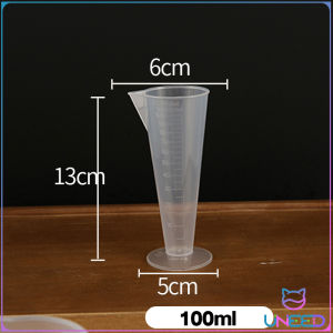 Need. Clear Plastic Measuring Cup Pitcher Liquid Measure Jug Cup Container 100ML