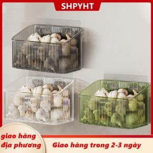 [COD] SHPYHT Giao hàng địa phương 1pcs nhà bếp tỏi gừng và hành tây trong suốt lưu trữ giỏ treo tường nhỏ treo tường lưu trữ hộp lưu trữ giá lưu trữ