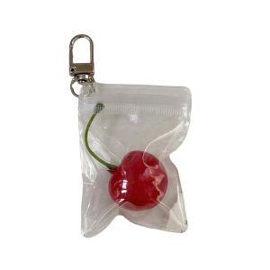 Stylish Cherrys Phone Charm Pendant In Clear Bag Accessory for Daily Commute and Social Gatherings Daily Use