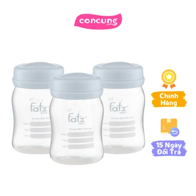 Bộ 3 bình trữ sữa Fatzbaby FB0120NX 150ml (xanh)