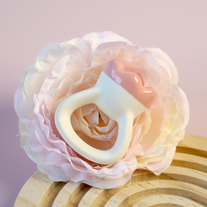 Moduirum Ceramic Face Lifting Ring – Premium Pink Jawline Massager for V-Line & Neck | Korean Skincare Tool | Portable & Gentle on Skin