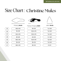 Sepasang Collection Christine Mules Wanita Hak 3 Cm. 