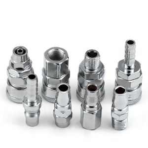 8 In 1 Air Hose Connector Coupler Fittings Set PpPfPhPmSpSfShSm 20 1/4" Quick Release Air