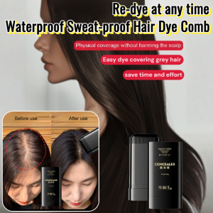 Waterproof And Sweat Proof Hair Dye Stick Plant Essence Hair Dye Stick Covering White Hair Hair Dye Stick Temporary Dye Comb Non Smudging Hair Dye Comb Long-Lasting No-Wash
