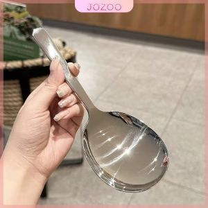 Jozoo Large Stainless Steel Serving Spoon And Slotted Spoon Tableware Big Size Thick Kitchenware