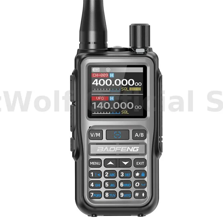 Baofeng UV-5R Mini 5W Power Multi-Band 0Walkie Talkie 999 Channels bluetooth Programmable One-key Frequency Pairing Two Way Radio 1600mAh Battery with Type-C