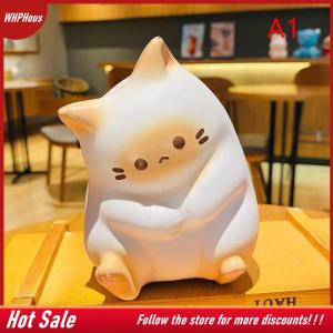 【COD】🔥🔥🔥 New Cat Stress Relief Squishy Toy PU Slow Rising Squeeze Antistress Ball Cartoon Table Ornaments Squishy Stress Reliever Toys