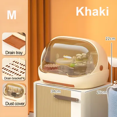 Baby Bottle Storage Box Bottle Sterilizer For Baby Bottle Drying Rack Baby Bottle Organizer