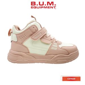 BUM Equipment Kids Shoe CSY619/CSY620 Brown/Pink - Kasut Kanak-Kanak Kasual Ringan Selesa Sneakers