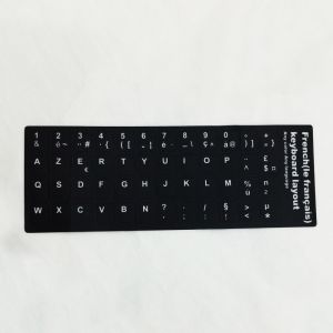 GAVINMK French Japanese Russian Spanish Deutsch Multi-Language Laptop PC Alphabet Button Layout Keyboard Stickers Keyboard Decal Letter Protective Film