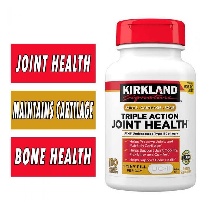 Kirkland Signature Triple Action Joint Health Type II Collagen 110 เม็ด