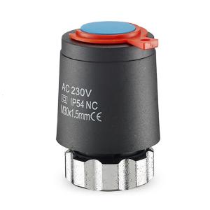 24/230V Normally Closed/Open Valves Head Water Separator Floor Heating Radiator Valves Electric Thermal Actuator