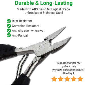 Lusluking Ingrown Paronychia Toenail Cutters Nail Clipper Stainless Steel Pedicure Manicure Tools Trimming Scissors Cuticle Nipper
