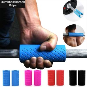 PENTU Handle Pull Up For Lifting Weights Weightlifting Support Forearm Workout Equipment Fat Grips Pull Up Grips Forearm Training Grip Gym Support Forearm Trainer Barbell Grip Gym Bar Grip Silicone Bar Dumbbell Grip