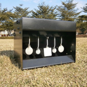 Target Trap Resets with Center ShotMetal Pellet Trap Shooting Target(2)