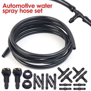 WAPKTY Vòi phun có thể điều chỉnh Vòi phun nước rửa kính chắn gió Nhựa Phù hợp phổ quát Vòi phun rửa xe Ống mềm dẻo Vòi phun rửa xe ô tô Phụ kiện xe cộ