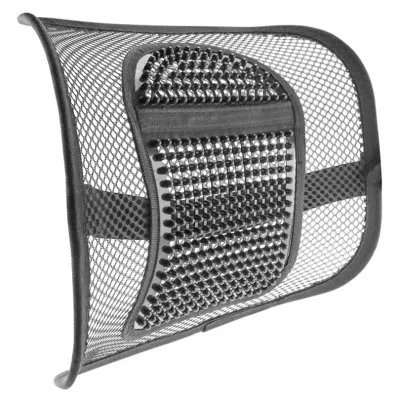 Mesh Back Support for Office Chair Lumbar/Chair Back Support with Elastic Strap Back Rest for Car Seat/Back Pain Relief