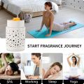 Ceramic Wax Melt Warmer,Candle Wax Warmer Night Light,2-in-1 Electric Wax Melter and Fragrance Warmer for Scented Candle Wax Burner Home Office Decor Mothers Day Birthday Gifts for Women(dot). 