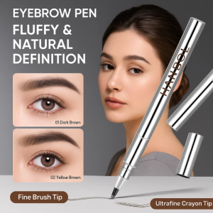 Multi pronged Plush Eyebrow Pencil for Women Long Lasting Waterproof and Sweat Proof Hairline Pencil Eyebrow Pencil That Does Not Fade自然野生眉多叉防汗水眉笔