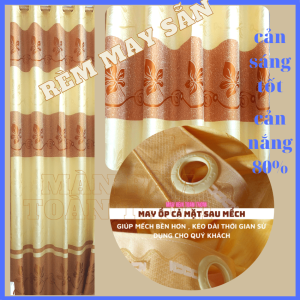 Rèm cửa chất vải gấm dùng treo cửa sổ trang trí phòng ngủ cửa chính phòng khách hoặc làm ri đô treo gác trọ chất vải đẹp