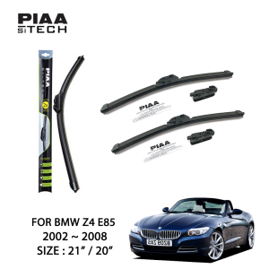 BMW Z4 E85 PIAA Si-Tech Silicone Wiper (21" / 20")