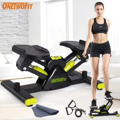 OneTwoFit Upgraded Premium Stepper Lose Weight Machine Women Men Home Gym Exercise OT044401
