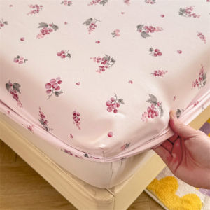 Dansunreve 2025 Chuỗi Hoa bedsheet Tấm bọc vừa vặn với cao su xung quanh Khăn trải giường đôi lớn bedsheet garterized King size siêu một chữ cái vỏ gối bán
