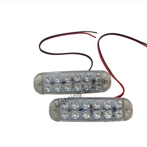 ไฟ ไซเรน 12 ชิป แฟลช 12V ตกแต่งรถ ไฟไซเรน ไฟฉุกเฉิน ไฟสญญาณเตือน ไฟขอทาง ไฟใต้ท้อง ไฟเบรก ราคา 1 คู่