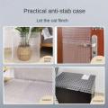 2 PCS Cat Repellent Scat Spike Mat Outdoor Indoor Plastic Mats with Spikes Cat Halau Kucing Device solate Cat Cat-Proof Mat Cat-Spur Bed Isolation Cat-Repellent Bed Bottom Baffle Cat Transparent. 