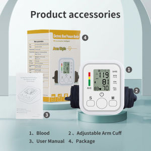 Electronic Blood Pressure Monitor Voice Broadcast Medical High Precision Automatic Heart Rate and Blood Pressure