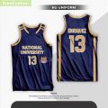 2026 PERSONALIZE SURNAME & NUMBER PREMIUM BASKETBALL JERSEY (NATIONAL UNIVERSITY). 