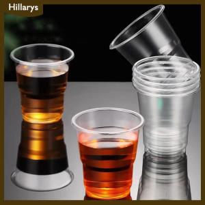 [Hillarys] 50PCS Disposable Clear Plastic Cup Outdoor Picnic Birthday Kitchen Party Tableware Party Plastic Cups For Cold Drinks