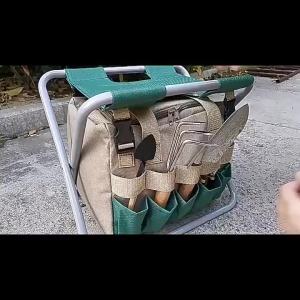 OnlyF U 1pc Detachable Garden Tool Folding Garden Tool Storage Bag Gardening Stool Multifunctional 5B8Q6