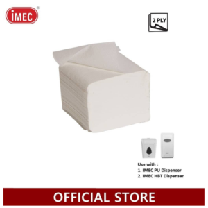300-1336-2 IMEC HBT-2 – 2 Ply Pure Pulp Emboss Tissue (36packs X 200pcs/box) (7200Pcs)
