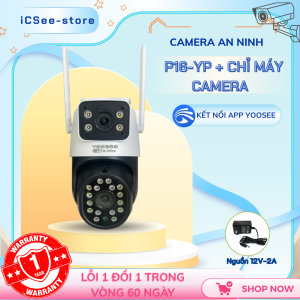 Camera thông minh WIFI YOOSEE P16 - Báo động phát hiện chuyển động có âm thanh- Ánh sáng đêm