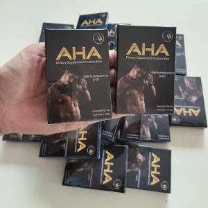 AHA ผลิตภัณฑ์อาหารเสริมท่านชาย AHA อาฮ่า (1 กล่อง มี  4 แคปซูล)
