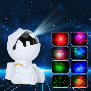 Galaxy Projector Starry Sky Astronaut Projector Star Night Light Party Decorative LED Lamp Childrens Home Decor Birthday Gift
